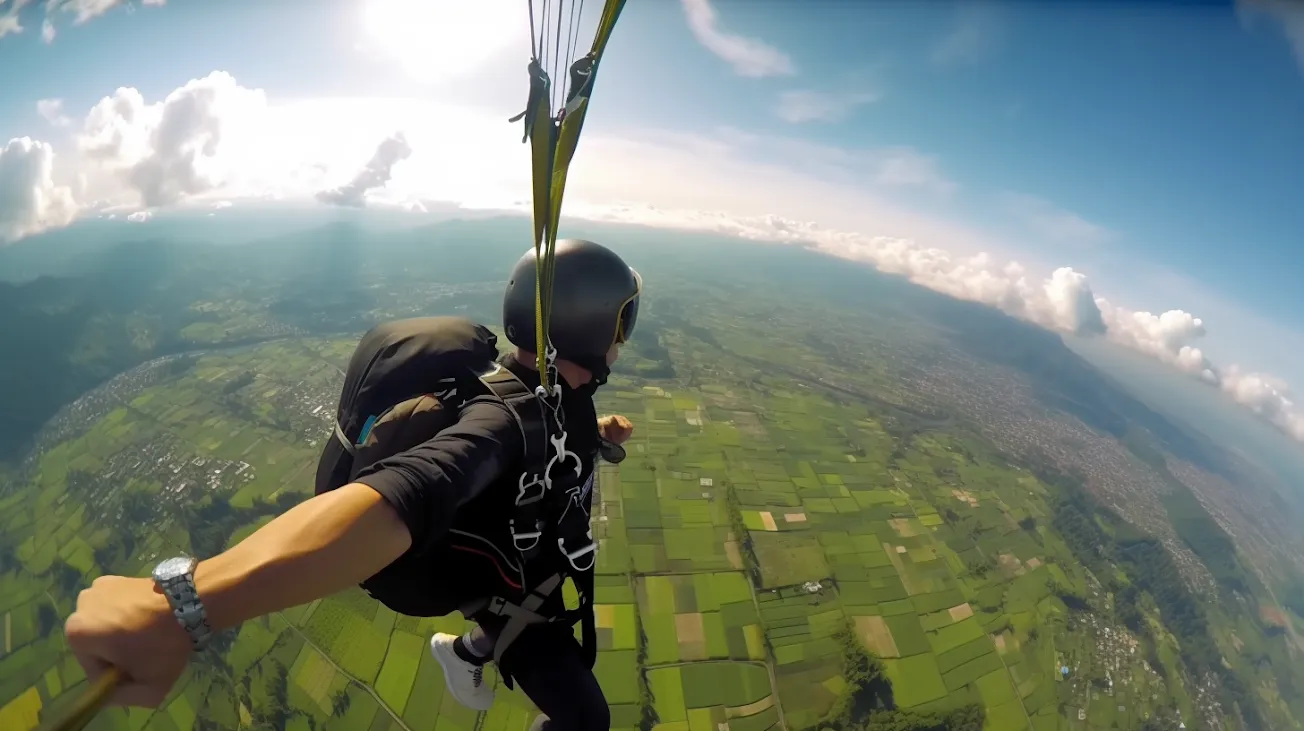 Morning Tandem Skydive Jump Weather Conditions Bali