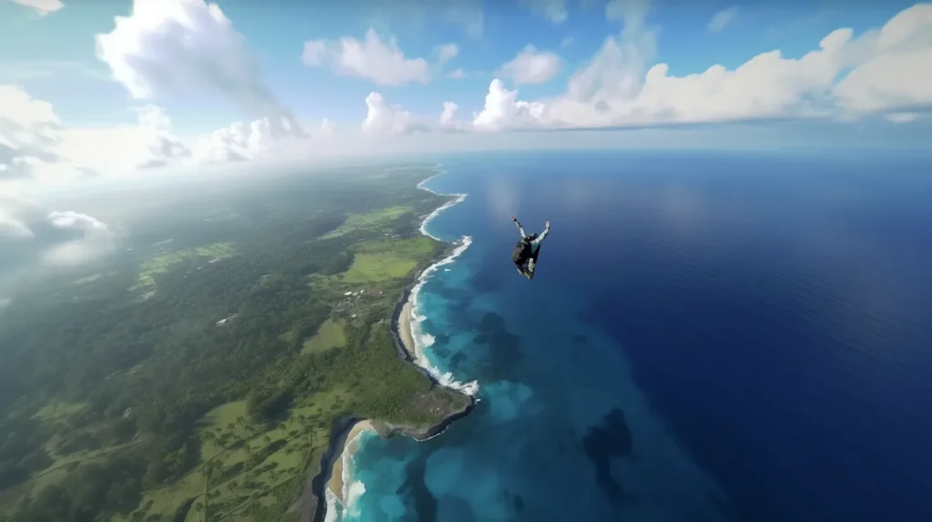 Tandem Skydiving Dry Season April To October Bali
