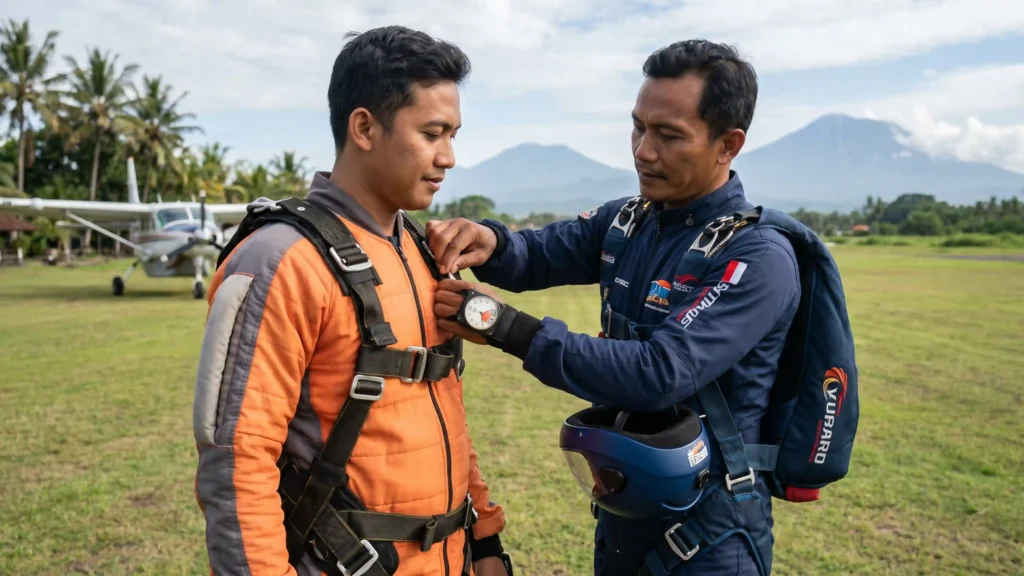 Tandem Skydiving Package Usd 1200 Certified Instructor Bali