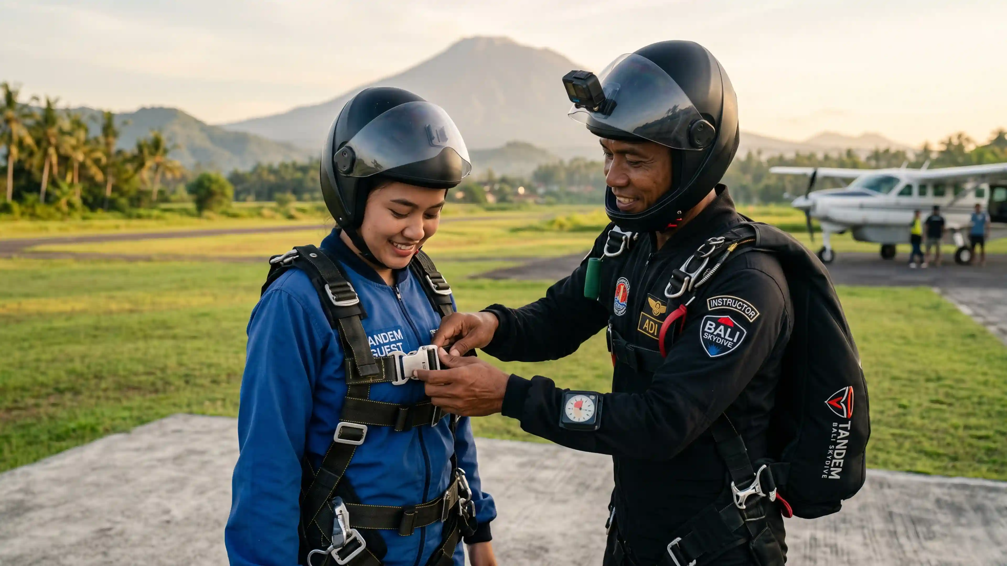 The Sky Dive Bali Safety and Equipment